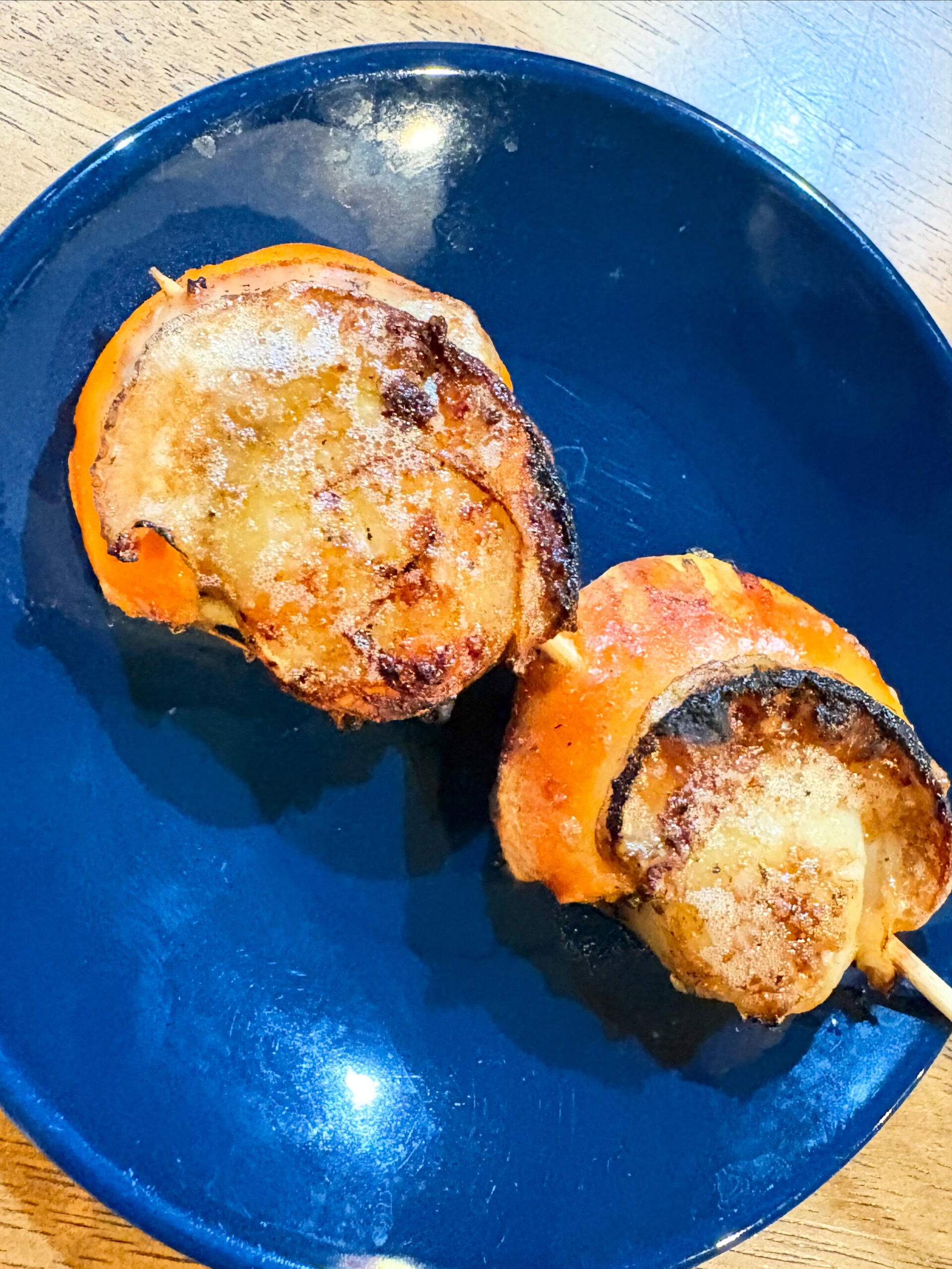 ホタテの串焼き